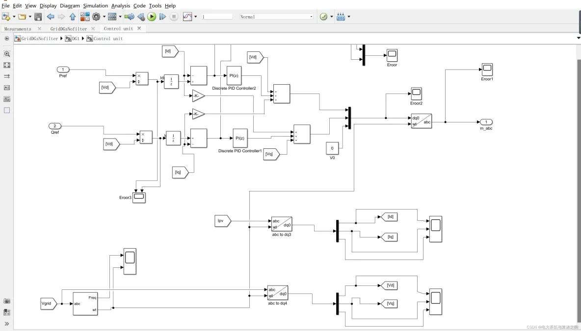 DG通过三相逆变器与电网连接(simulink仿真）_Matlab_06